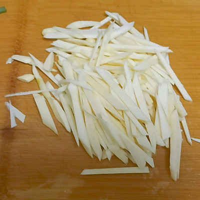 茭白切絲