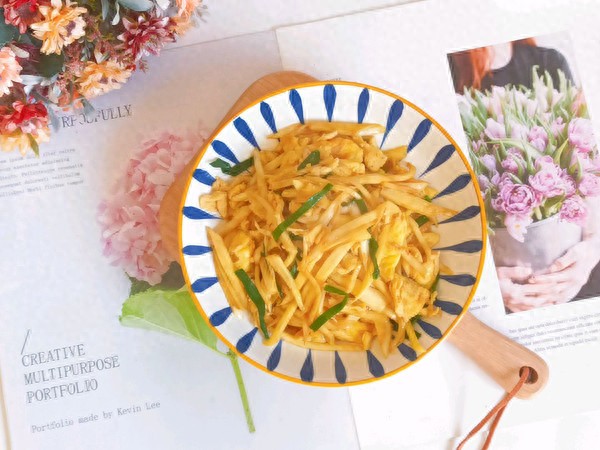 筊白筍料理成品